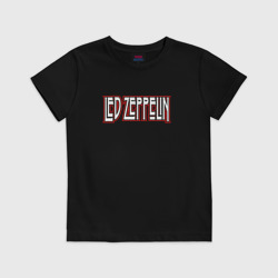 Детская футболка хлопок Led Zeppelin логотип