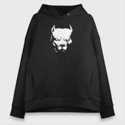 Женское худи Oversize хлопок Pit bull