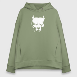 Женское худи Oversize хлопок Pit bull