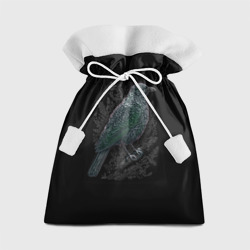 Подарочный 3D мешок Чёрный Ворон птица тёмная