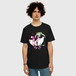 Мужская футболка хлопок Oversize Rebecca - Cyberpunk - фото 2