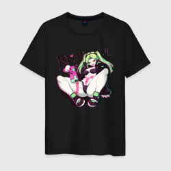 Мужская футболка хлопок Rebecca - Cyberpunk