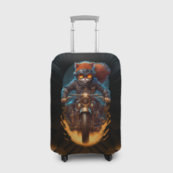Чехол для чемодана 3D Мото Кот