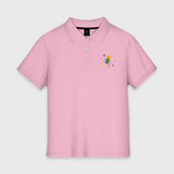 Женское поло хлопок Веселая пчелка