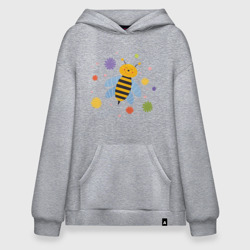 Худи SuperOversize хлопок Веселая пчелка