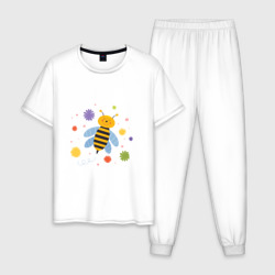 Мужская пижама хлопок Веселая пчелка