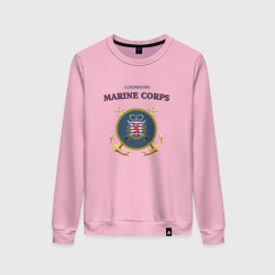 Женский свитшот хлопок Корпус морской пехоты княжества Люксембург