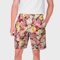 Мужские шорты 3D Тысяча цветов