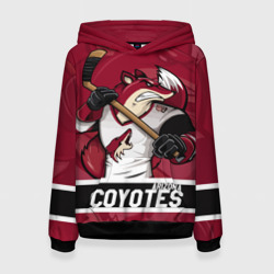 Женская толстовка 3D Arizona Coyotes маскот