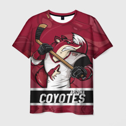 Мужская футболка 3D Arizona Coyotes маскот