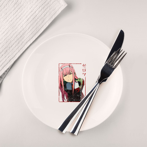 Тарелка Zero Two anime girl - фото 2