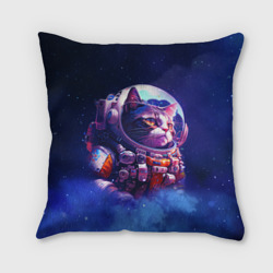 Подушка 3D Кот в космическом скафандре