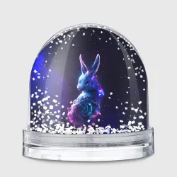 Игрушка Снежный шар Космический звёздный кролик