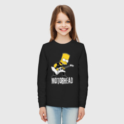 Детский лонгслив хлопок Motorhead Барт Симпсон рокер - фото 2
