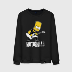Мужской свитшот хлопок Motorhead Барт Симпсон рокер