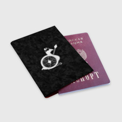 Обложка для паспорта матовая кожа Вооруженный гусь воин викинг - фото 2