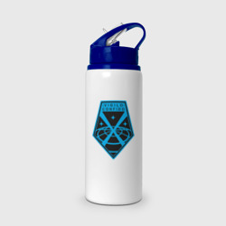 Бутылка для воды с трубочкой Vigilo confido blue