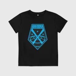 Детская футболка хлопок Vigilo confido blue