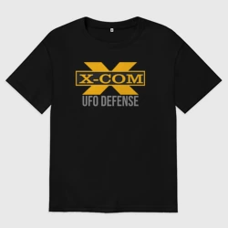 Женская футболка хлопок Oversize X-COM ufo defence
