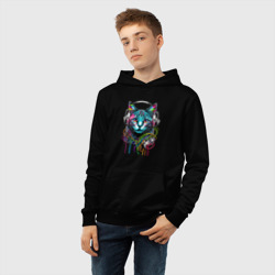 Детская толстовка хлопок Кот меломан - фото 2