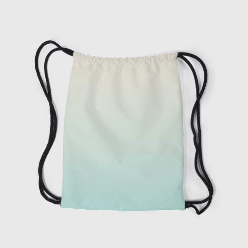 Рюкзак-мешок 3D Козерог на приятном светлом фоне - фото 7