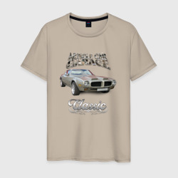 Мужская футболка хлопок Американский масл-кар Pontiac Firebird