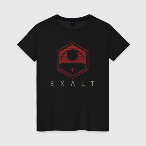 Женская футболка хлопок EXALT, цвет черный