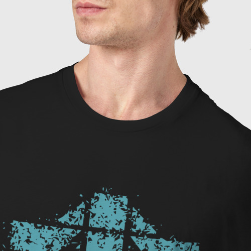 Мужская футболка хлопок X-COM game, цвет черный - фото 6