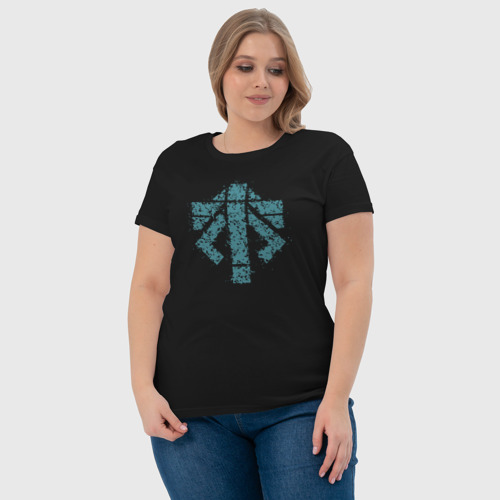 Женская футболка хлопок X-COM game, цвет черный - фото 6