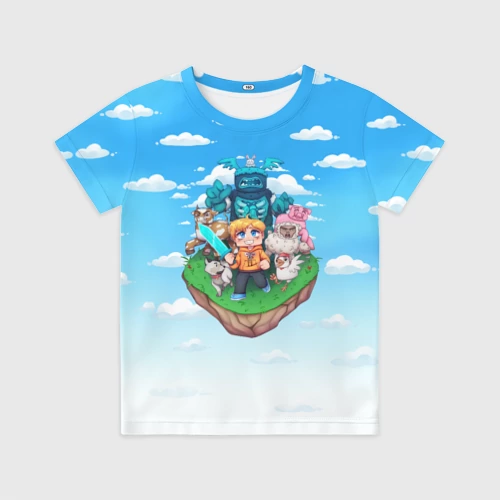 Майнкрафт - фон с облаками Д