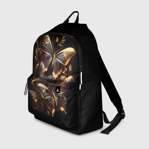 Рюкзак 3D Золотые бабочки ночные