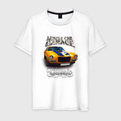 Мужская футболка хлопок Американский маслкар Chevrolet Camaro