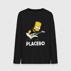 Мужской лонгслив хлопок Placebo Барт Симпсон рокер