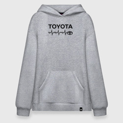 Худи SuperOversize хлопок Любимая Тойота