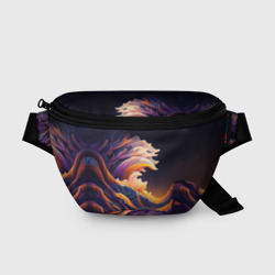 Поясная сумка 3D Красочная волна