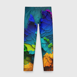 Детские леггинсы 3D Взрыв красок