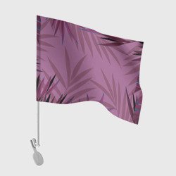 Флаг для автомобиля Розовая пальма