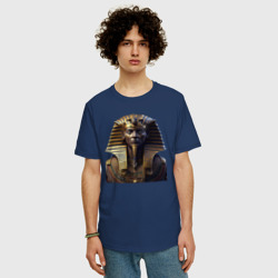 Мужская футболка хлопок Oversize Египетский фараон - фото 2