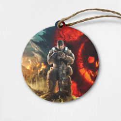 Деревянная игрушка круг Gears of War Маркус Феникс