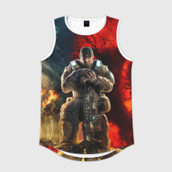 Мужская спортивная майка 3D Gears of War Маркус Феникс