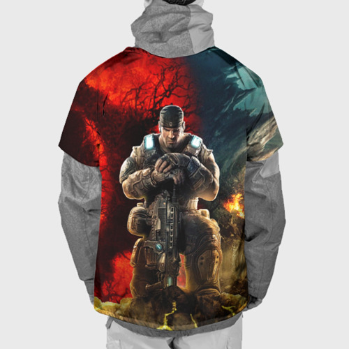Накидка на куртку 3D Gears of War Маркус Феникс, цвет 3D печать - фото 2