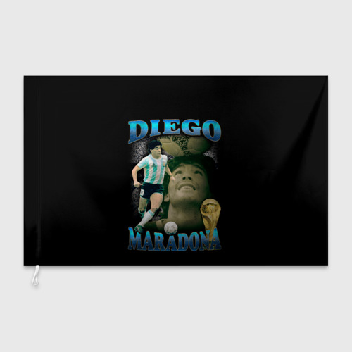 Флаг 3D Диего Марадона ретро - фото 3