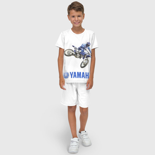 Детский костюм с шортами 3D Формула скорости, цвет 3D печать - фото 3