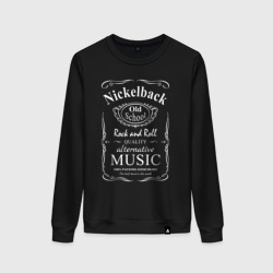 Женский свитшот хлопок Nickelback в стиле Jack Daniels