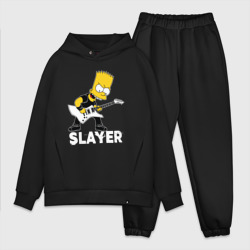 Мужской костюм oversize хлопок Slayer Барт Симпсон рокер