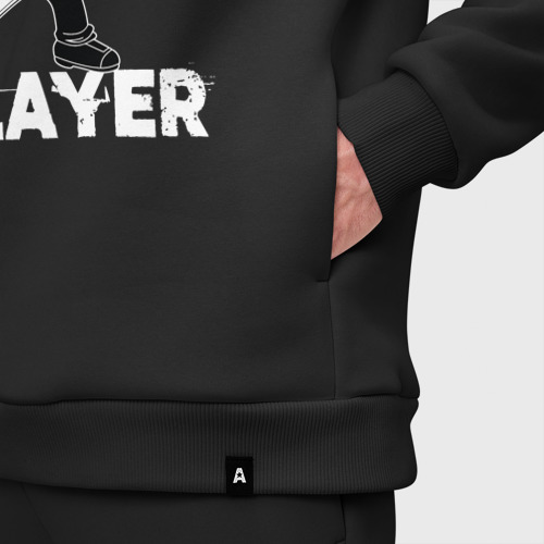 Мужской костюм oversize хлопок Slayer Барт Симпсон рокер, цвет черный - фото 6