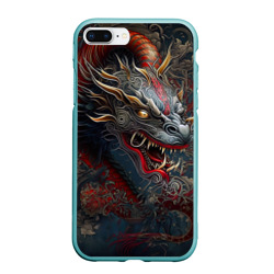 Чехол для iPhone 7Plus/8 Plus матовый Дракон Irezumi