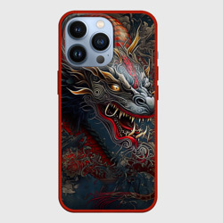 Чехол для iPhone 13 Pro Дракон Irezumi