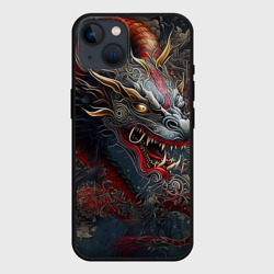 Чехол для iPhone 14 Дракон Irezumi