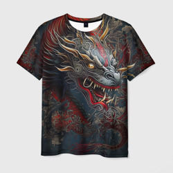 Дракон Irezumi – Мужская футболка 3D с принтом купить со скидкой в -26%